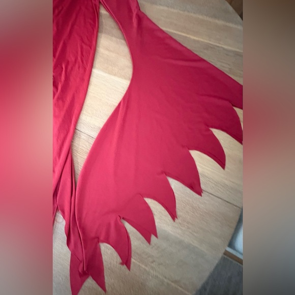 Halloween Women’s 90’s Large Red Long Sleeve Costume - Picture 5 of 8